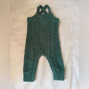 Hanna Andersson Cotton Knit Baby Overalls